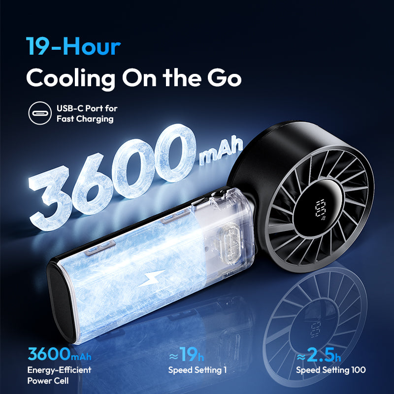 Foldable Handheld Fan - Engine Z